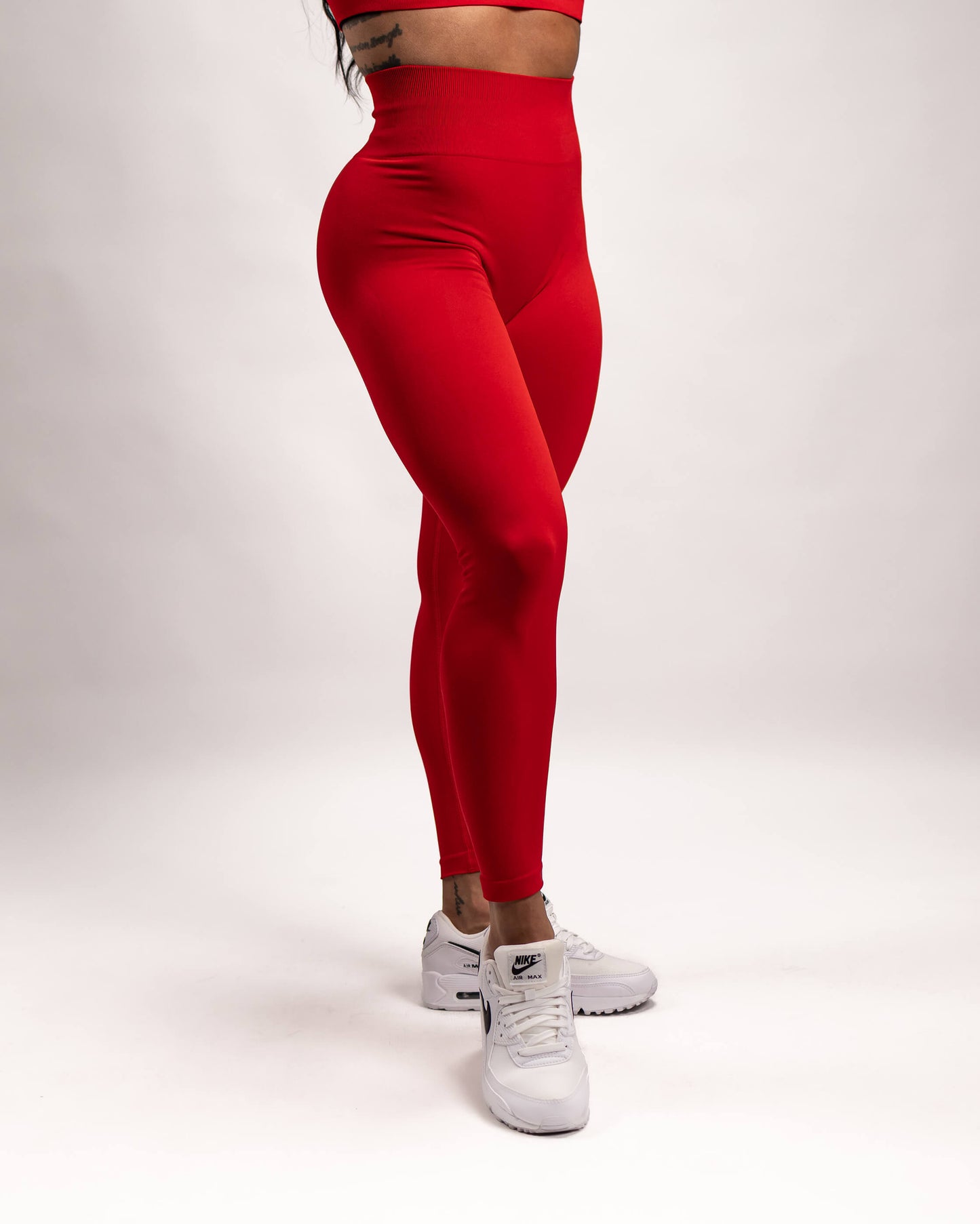 Rep Impact Leggings - Cherry