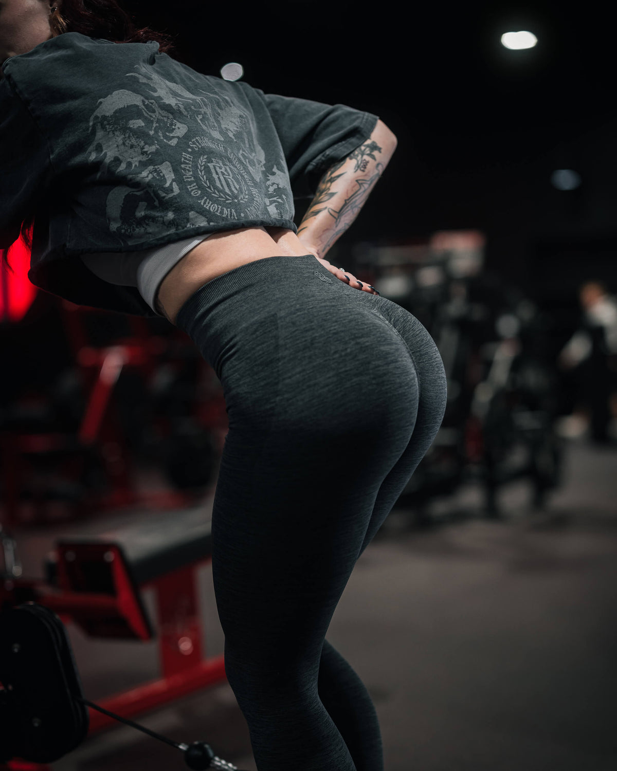 Rep Impact Leggings - Heathered Grey