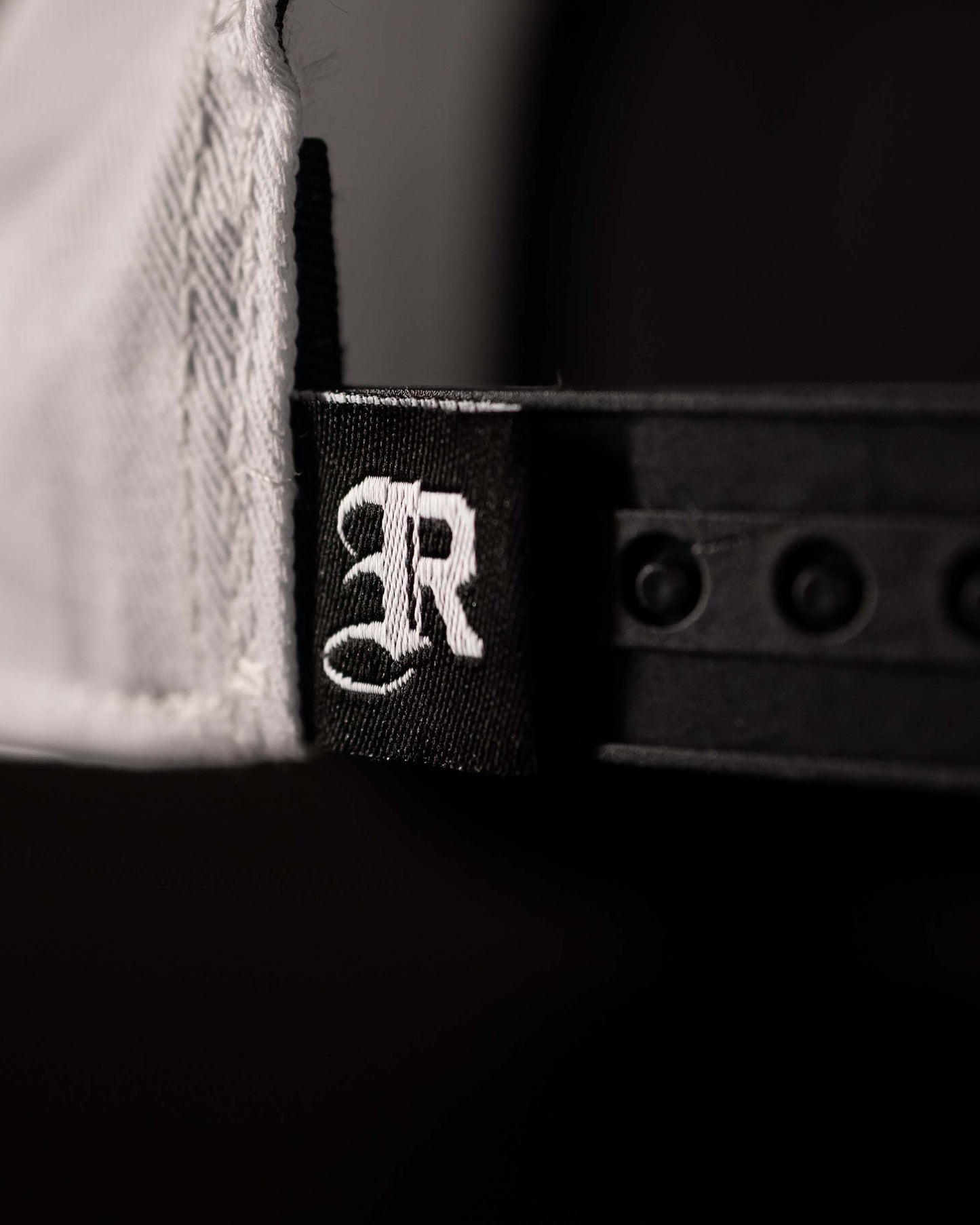 ‘STR’ Snapback Hat - White