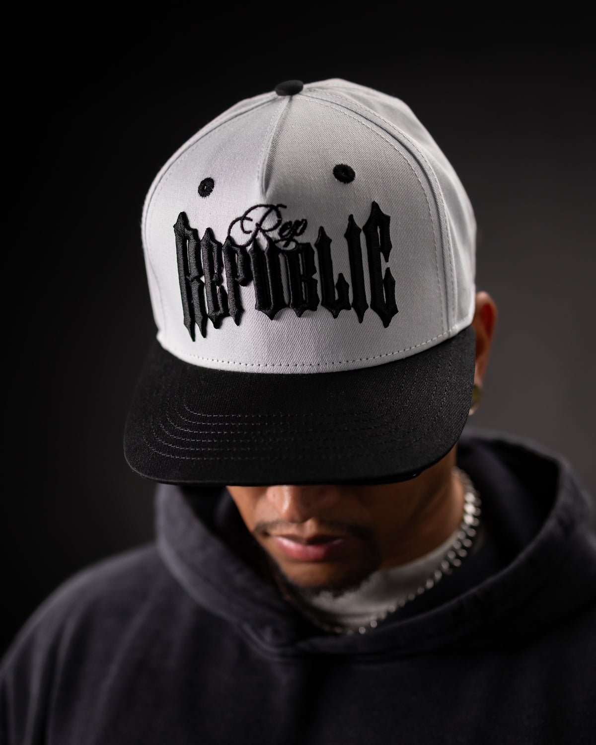 ‘STR’ Snapback Hat - White